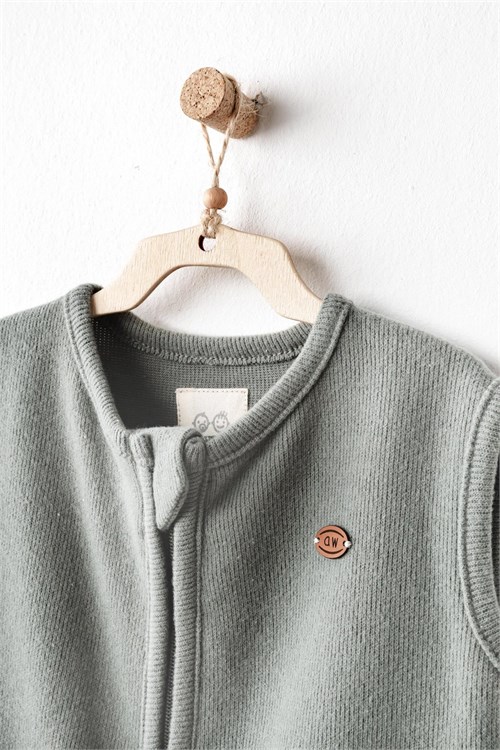Andywawa Bebek Vest Casual Yelek Yeşil AC26211