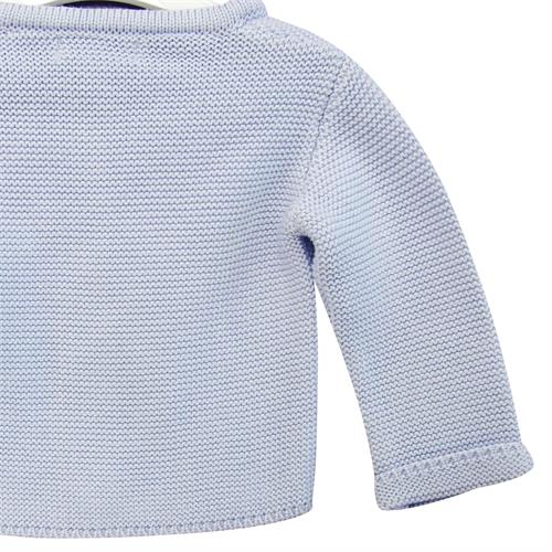 Andywawa Erkek Bebek Triko Ceket Açık Mavi AC24333 