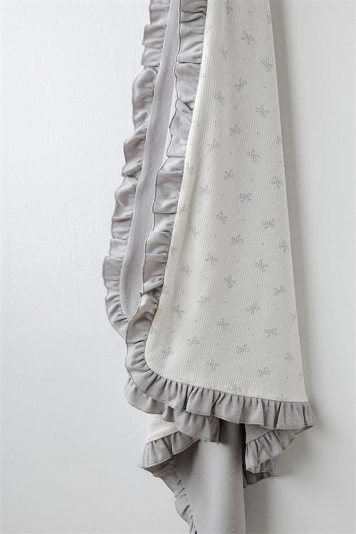 Andywawa Kız Bebek Bow Bliss 10lu Hastane Çıkış Seti Gri AC26251