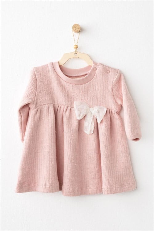 Andywawa Kız Bebek Casual Elbise Pembe AC26203