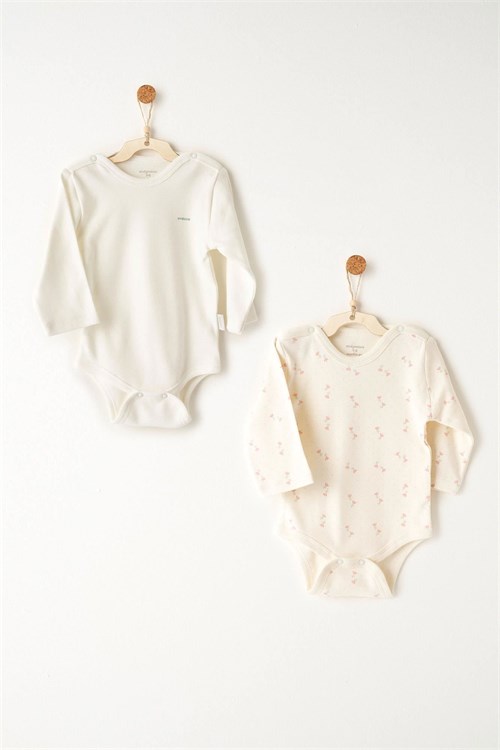 Andywawa Kız Bebek Mon Petit Amour 2li Body Set AC26099