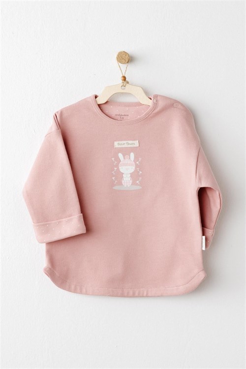 Andywawa Kız Bebek Mon Petit Amour Alt Üst Takım Pembe AC26087