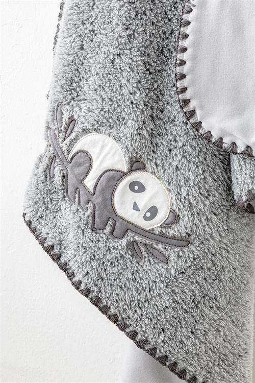 Anywawa Bebek Keep Smiling Battaniye Gri AC26033