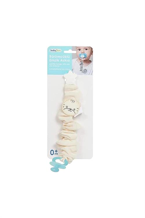 Babyjem Bürümcüklü Emzik Askısı Ekru Art-747