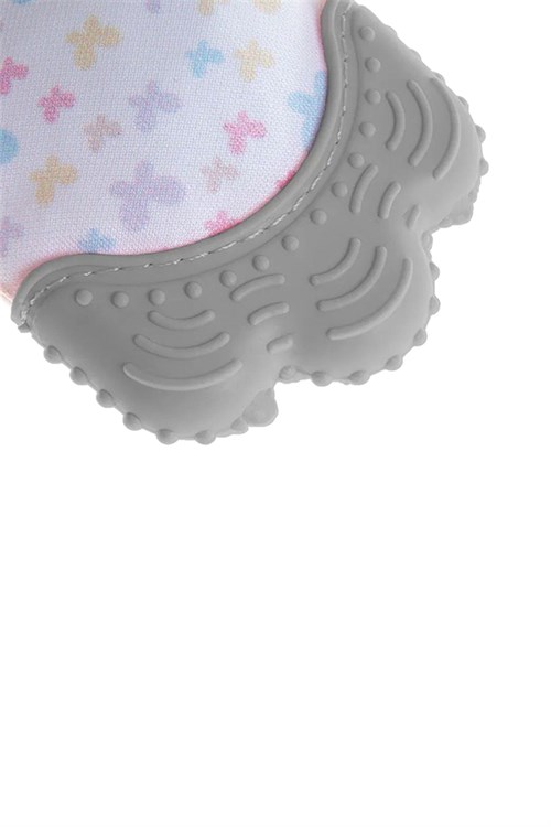 Babyjem Diş Kaşıyıcı Eldiven Gri Kelebek ART-526