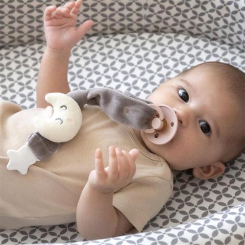 Babyjem Emzik Askısı Ay Desen Gri Art-743