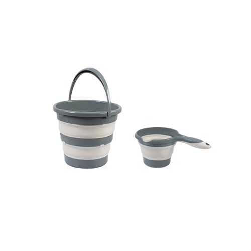 Babyjem Katlanır Banyo 3lü Set Antrasit Art-765