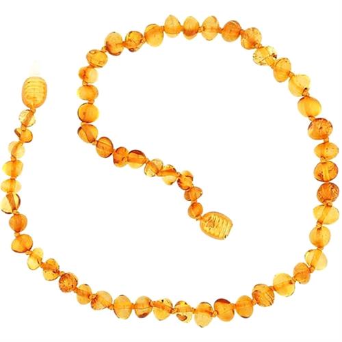 Babyjem Kehribar Bebek Kolyesi Bal Art-587