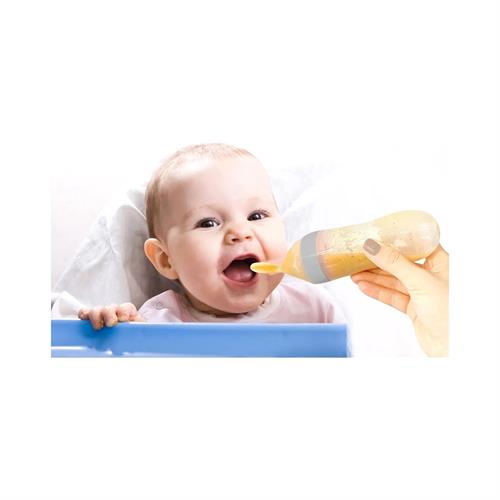 Babyjem Sıkmalı Kaşık Gri Art-806