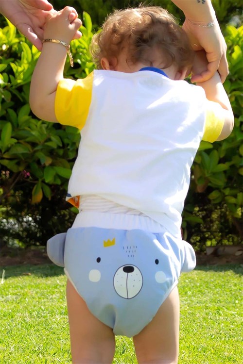 Babyjem Soft Alıştırma Külodu Mavi Art-244