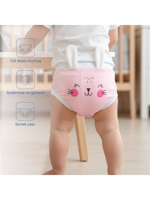 Babyjem Soft Alıştırma Külodu Pembe Art-244