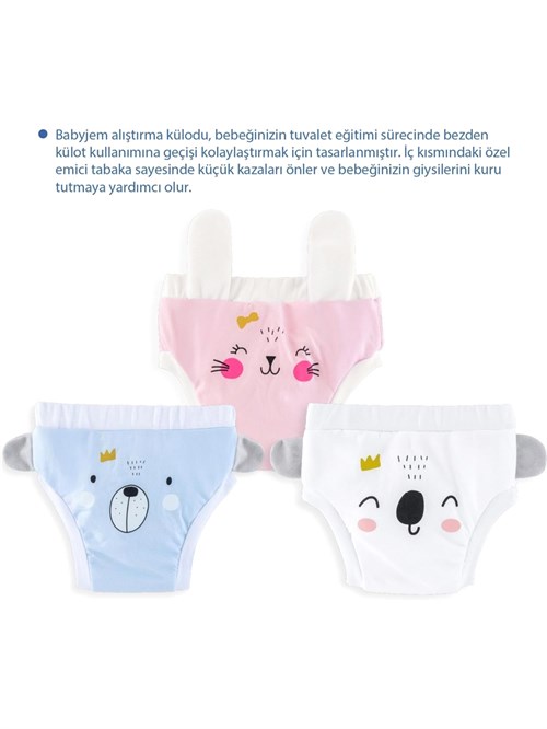 Babyjem Soft Alıştırma Külodu Pembe Art-244