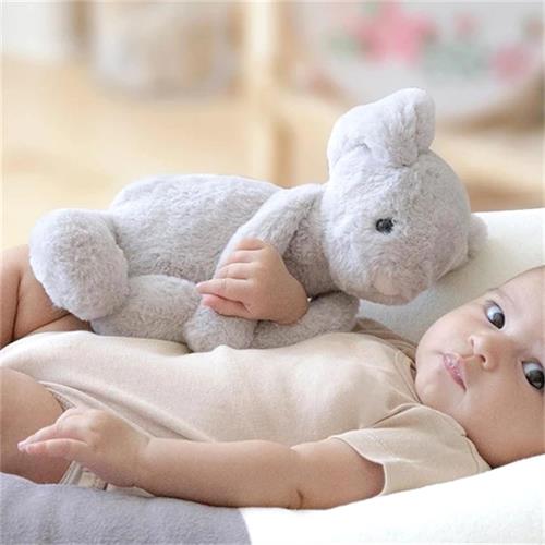 Babyjem Uyku Arkadaşım Oturabilen Tavşan Gri 30 Cm Art-730