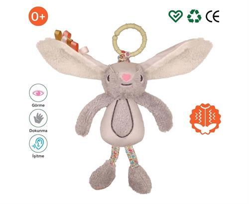 Been Titreşimli Seyahat Arkadaşım Tavşancık Gri BN-740TST