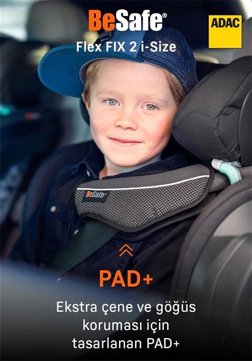 BeSafe İzi Flex Fix 2 İ-Size 15-36 Oto Koltuğu Anthracite Mesh