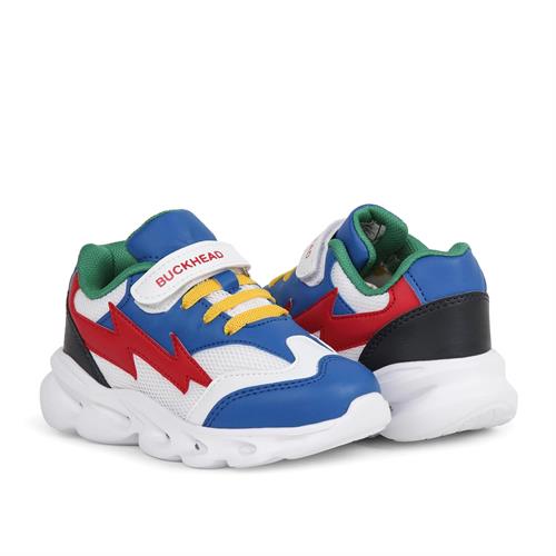 Buckhead Çocuk Faster Işıklı Spor Ayakkabı Beyaz BUCK4431