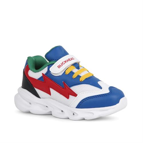 Buckhead Çocuk Faster Işıklı Spor Ayakkabı Beyaz BUCK4431