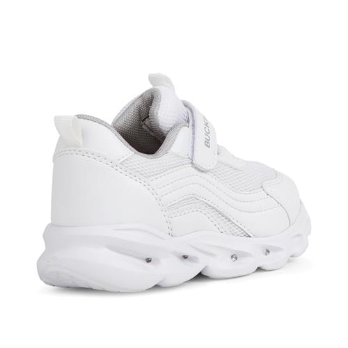 Buckhead Çocuk Glossy Max Işıklı Spor Ayakkabı Beyaz BUCK4432 