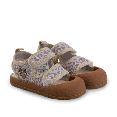 Buckhead Kız Bebek Çocuk Dater Cırtlı Sandalet Bej Buck4486