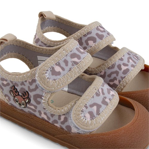Buckhead Kız Bebek Çocuk Dater Cırtlı Sandalet Bej Buck4486