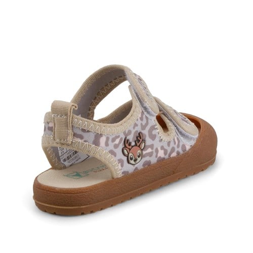 Buckhead Kız Bebek Çocuk Dater Cırtlı Sandalet Bej Buck4486
