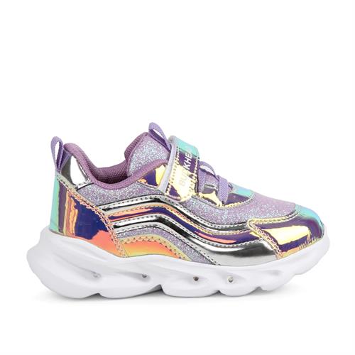 Buckhead Kız Çocuk Glossy Shiny Işıklı Spor Ayakkabı Lila BUCK4430