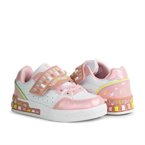 Buckhead Kız Çocuk Melody Işıklı Spor Ayakkabı Pembe BUCK3030