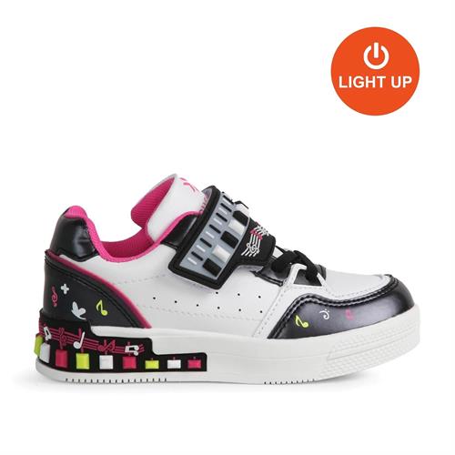 Buckhead Kız Çocuk Melody Işıklı Spor Ayakkabı Siyah BUCK3030