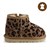 Buckhead Kız Çocuk Nesty Leopar Desenli Tüylü Bot Bej Buck4508