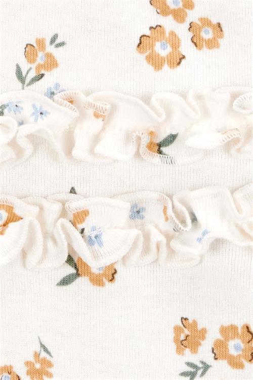 Caeters Kız Bebek 3lü Zıbın Takım Hardal 1T006610