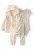 Carters Bebek Layette 3lü Kapüşonlu Ceket Alt Takım Krem 1V418810