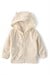 Carters Bebek Layette 3lü Kapüşonlu Ceket Alt Takım Krem 1V418810