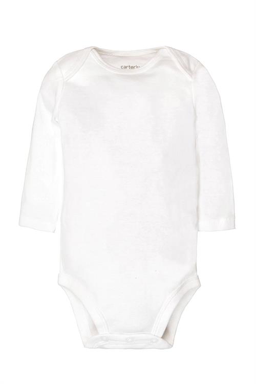 Carters Bebek Uzun Kollu Body Set 4lü Paket Beyaz 1L930610