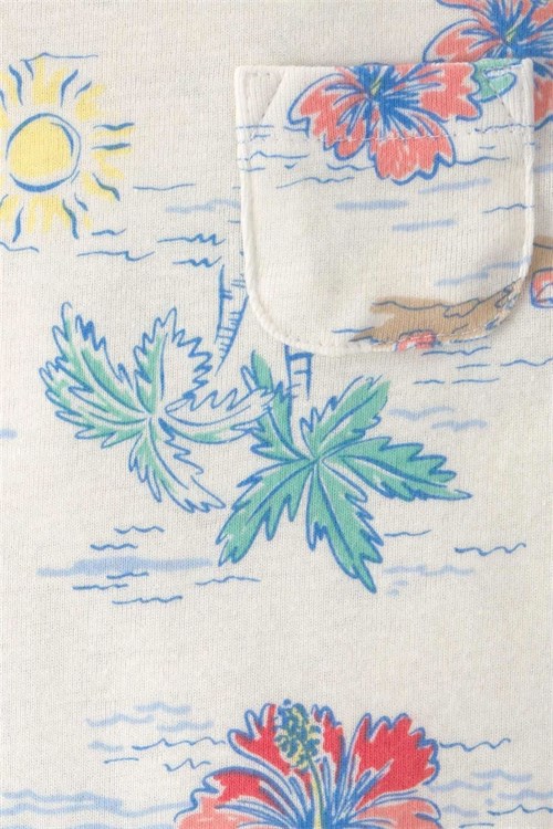 Carters Erkek Bebek 3lü Gömlek Şort Takım Krem 1U638410