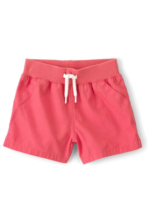 Carters Erkek Bebek 3lü Gömlek Şort Takım Krem 1U638410