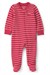 Carters Erkek Bebek Çizgili Fermuarlı Patikli Tulum Kırmızı 1V716610