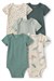 Carters Erkek Bebek Layette 5li Kısa Kollu Zıbın Set Yeşil 1V242010