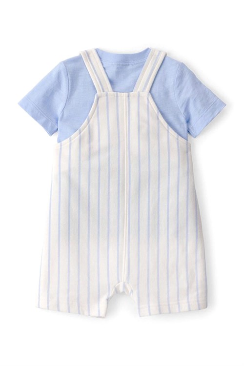 Carters Erkek Bebek Layette Salopet Tişört Takım Mavi 1U609110