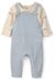 Carters Erkek Bebek Layette Uzun Kol Tişört Salopet Takım Mavi 1V546510