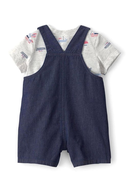 Carters Erkek Bebek Tişört  Salopet Takım Lacivert 1U564010