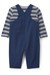 Carters Erkek Bebek Uzun Kol Tişört Salopet Takım Lacivert 1W081410