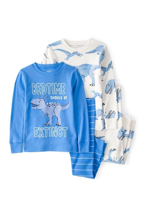 Carters Erkek Çocuk 4lü Pijama Takım Mavi 2T536110
