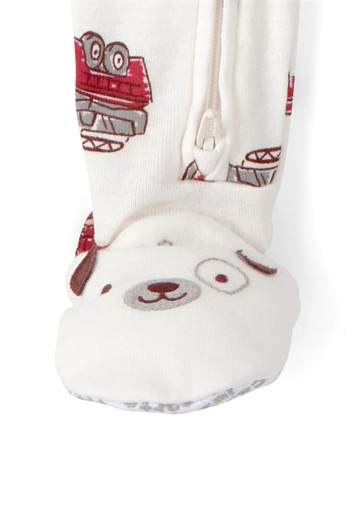 Carters Erkek Çocuk Patikli Uyku Tulumu Ekru 2U624310