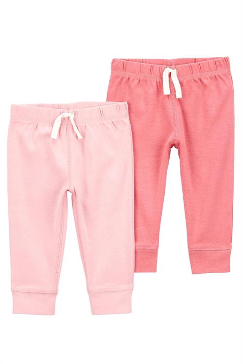 Carters Kız Bebek 2li Pantolon Set Pembe 1S992710