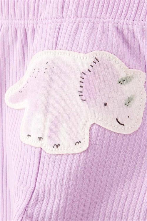 Carters Kız Bebek 3lü Zıbın Takım Lila 1T121010
