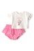 Carters Kız Bebek Alt Üst Takım Pembe 1U540210