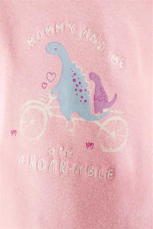 Carters Kız Bebek Baskılı Body Pantolon Pembe 1T549210