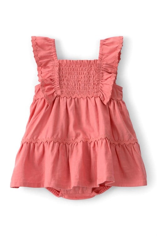 Carters Kız Bebek Bodyli Elbise Mercan 1U619310