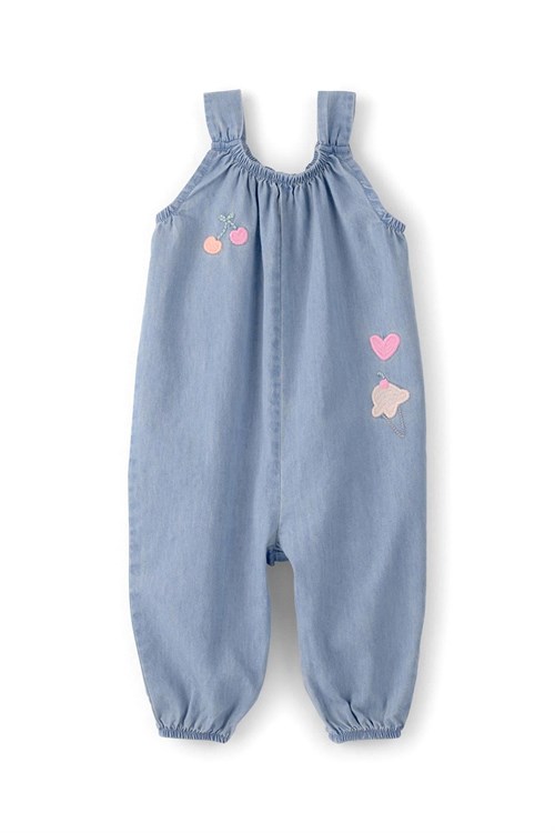 Carters Kız Bebek Denim Tulum Mavi 1U542610