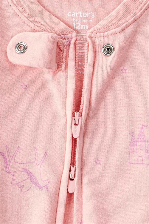 Carters Kız Bebek Desenli Uyku Tulumu Pembe 1T545010